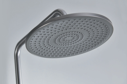 Душевая стойка Royal Bath RB83123Q настенная цвет gunmetal графит - фото 3
