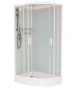 Душевая кабина Frank 418418 100х80 асимметричная с крышей ориентация левая