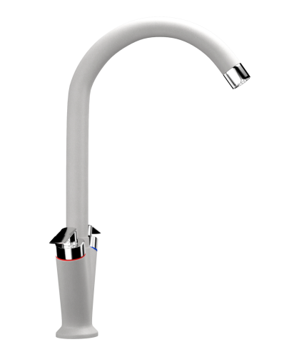 Смеситель для кухни Ulgran Classic U-011-341 на мойку белый