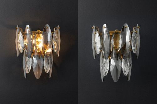 Светильник настенный Delight Collection MT8980-W brass - фото 3