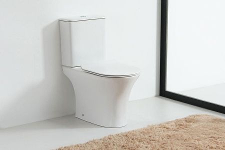 Унитаз напольный с бачком Orange C01-000W белый с сиденьем микролифт душевой смыв