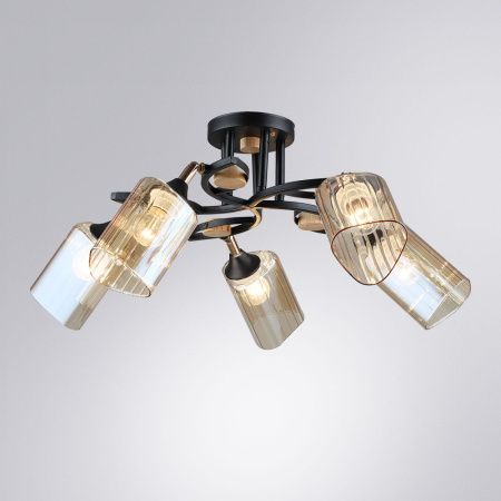Люстра потолочная Arte Lamp Glamore (Гламоре) A5076PL-5BK