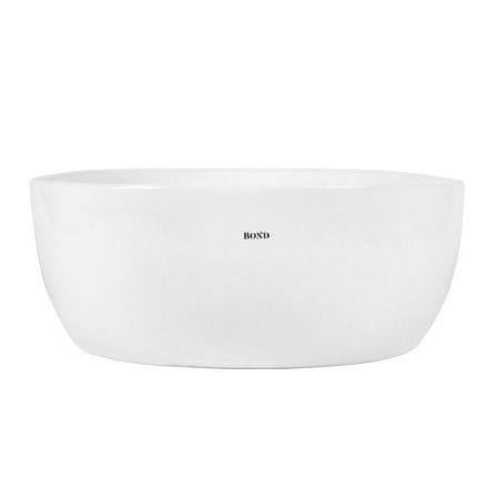 Раковина из сантехнического фарфора Bond Oval S65-490 50х40 накладная цвет белый без отверстий под смеситель