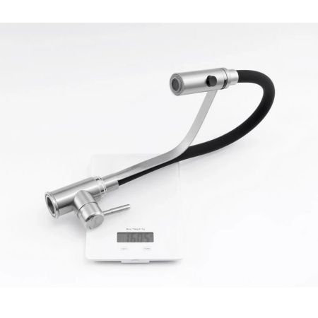 Смеситель для кухни Knotlor STREAMLINE SS-07 на мойку нержавеющая сталь