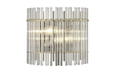 Светильник настенный Crystal Lux Aurelio (Аурелио) AURELIO AP2 GOLD+CHROME/TRANSPARENT