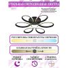 Люстра потолочная Natali Kovaltseva Cobra (Цобра) HIGH-TECH LED LAMPS 82025