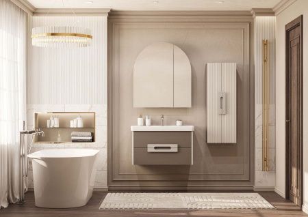 Зеркало-шкаф Aquaton Санта-Барбара 1A286502CB820 80х90 подвесной