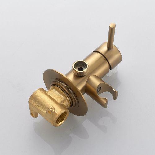 Гигиенический душ со смесителем Shevanik S147G золотой сатин - фото 5