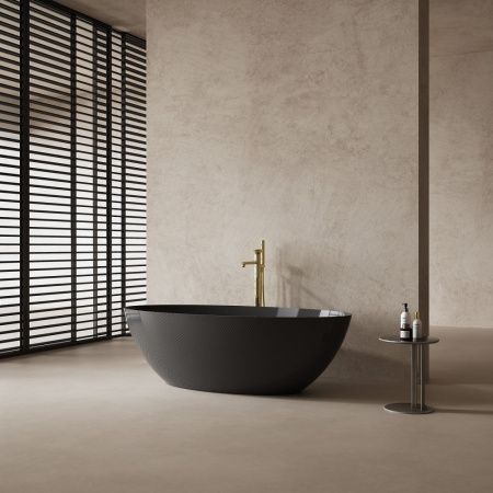 Ванна карбоновая Abber Karbon AK9002-1.8 180х85 отдельностоящая овальная