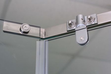 Душевой уголок Cerutti SPA CHIKA ZP101T 100х100 стекло прозрачное профиль хром без поддона