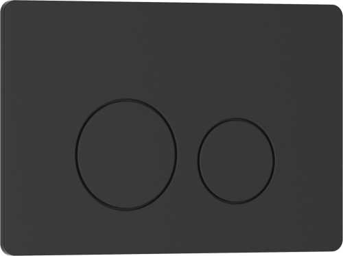 Клавиша смыва механическая Iberica Blanca INOX-O IB.B081.002.003 цвет черный - фото 2