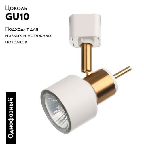 Трековый светильник Arte Lamp ALMACH (АЛМАЦХ) A1906PL-1WH - фото 2