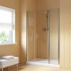 Душевая дверь Vegas-Glass EP-2F LUX EP-2F LUX 155 08 crystalvision R 155х200 стекло прозрачное профиль хром