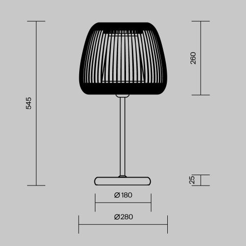 Светильник настольный Maytoni Kirigami MOD409TL-01B - фото 5