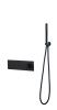 Смеситель для душа Boheme Fusion 130-SYS-B встраиваемый в стену черный