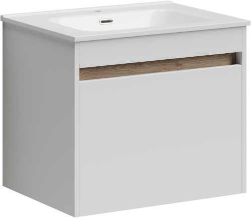 Тумба под раковину Sancos Smart SM60W 59х45х50 настенная - фото 2