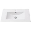 Раковина из сантехнического фарфора Melana 9070E-805 70х50 накладная цвет белый 1 отверстие под смеситель