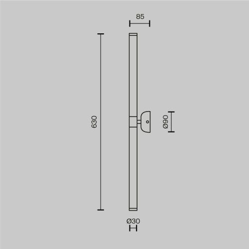 Бра Maytoni Axis MOD106WL-L16G3K - фото 2