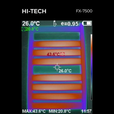 Полотенцесушитель электрический Fixsen FX-7500B 50х80 черный