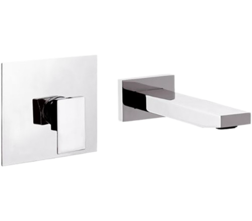 Смеситель для раковины Remer Q-Design QD15C встраиваемый в стену хром