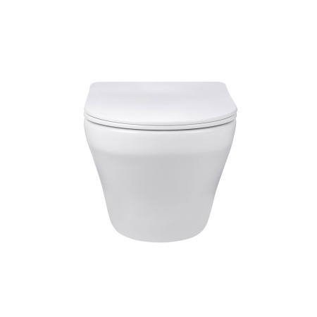 Унитаз подвесной Vincea Edge-M VT1-37 черный матовый с сиденьем микролифт безободковый душевой смыв