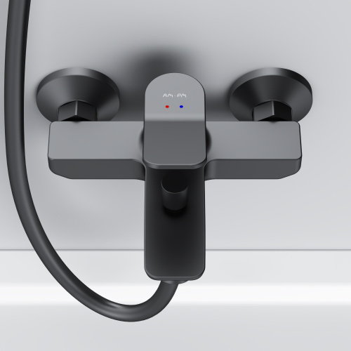 Смеситель для ванны и душа Am.Pm X-Joy F85A10022 настенный черный без термостата - фото 5