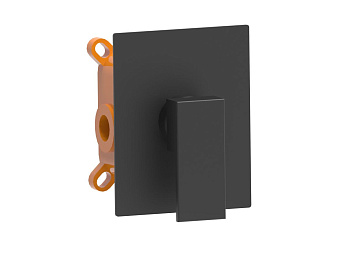 Смеситель для душа AQG Bold 01BOL350NG встраиваемый в стену черный матовый