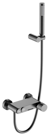 Смеситель Boheme Stick 123-GM.2 настенный графит