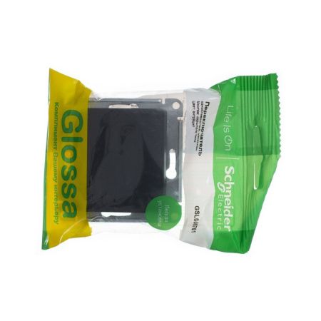 Переключатель 1-клавишный сх.6 10АХ Systeme Electric Glossa (Глосса) GSL000761