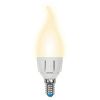 Лампа светодиодная Uniel LED-CW37 7W/WW/E14/FR PLP01WH картон