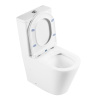 Унитаз напольный с бачком BelBagno FLAY-R BB2149CPR/BB870SC белый с сиденьем микролифт безободковый каскадный смыв