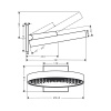 Верхний душ Hansgrohe Rainfinity 26230000 35х35 хром