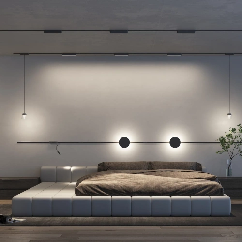 Трековый магнитный однофазный светильник Denkirs Air linear (Аир линеар) DK5303-BK - фото 2