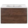 Тумба под раковину Vincea Vico VMC-2V800RW 80х50 подвесная цвет коричневый