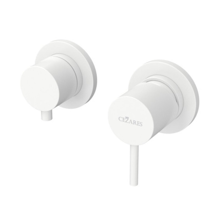 Смеситель Cezares LEAF LEAF-VDIM3-D-L-BIO встраиваемый белый матовый