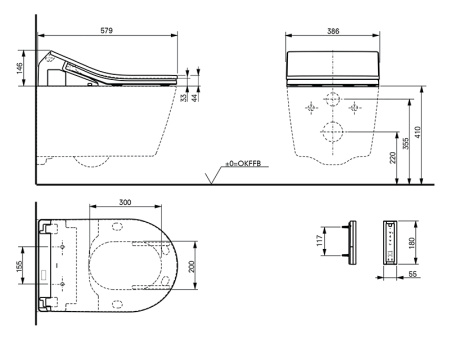 Крышка-биде TOTO TCF894CG#NW1