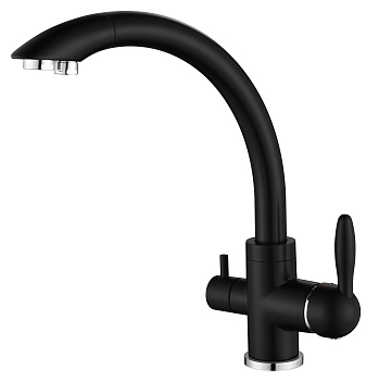 Смеситель для кухни Paulmark ESSEN Es213001-401 на раковину антрацит