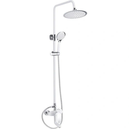 Душевая стойка Shevanik S9836F настенная цвет белый/хром - фото 2