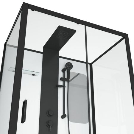 Душевая кабина Grossman Elegans GR252Q 120х80 прямоугольная без крыши ориентация универсальная