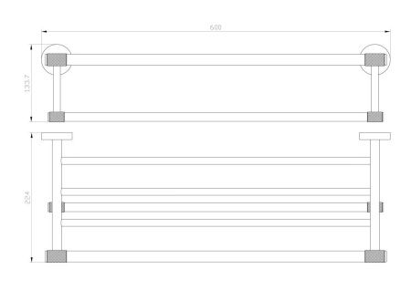 Полотенцедержатель Wonzon & Woghand Majestic WW-9281