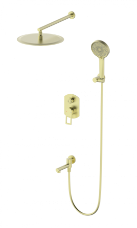 Душевая система Wonzon & Woghand Frame WW-88939010-BG встраиваемая в стену цвет золото