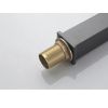 Смеситель для раковины Knotlor STABLE KN-24/GM на столешницу вороненая сталь