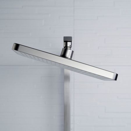 Душевая стойка Shevanik S7036L настенная цвет серый