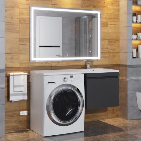 Тумба с раковиной Uperwood Magenta 52930205152 120х50 цвет черный