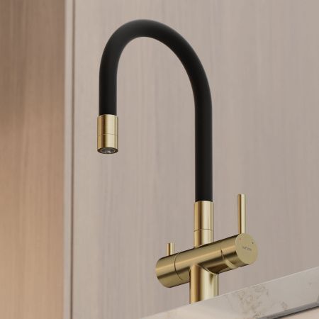 Смеситель для кухни Sancos Lucia SC4004BG на мойку золото