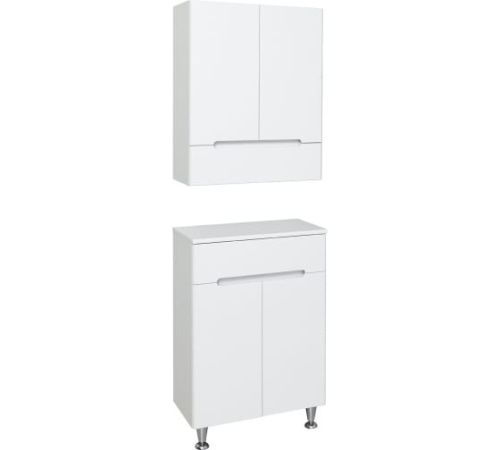 Шкаф Runo Парма 00-00001052 50х80 подвесной цвет белый - фото 4