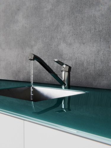 Смеситель для кухни Knotlor ECOFLOW KN-12 на мойку хром - фото 4