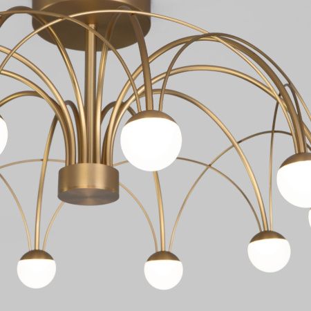 Люстра на штанге Eurosvet RAGNO (РАГНО) 90031/10 LED золото