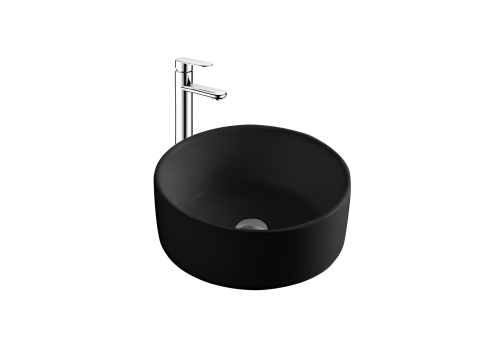 Раковина Aquatek 40 см AQ5118-MB накладная цвет черный матовый