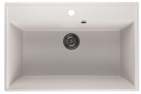 Кухонная мойка Ulgran Quartz Forte 760-01 76х51 цвет белый поверхность матовая